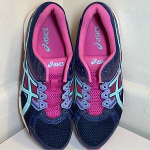 ASICS - Women's Athletic Shoes - Color Blue, Purple & White - Size 10